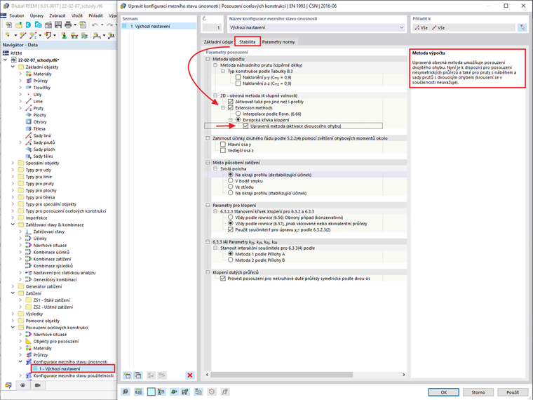 FAQ 005205 | Nedaří se mi v programu posoudit průřez UPN namáhaný dvouosým ohybem. Lze to v programu udělat?