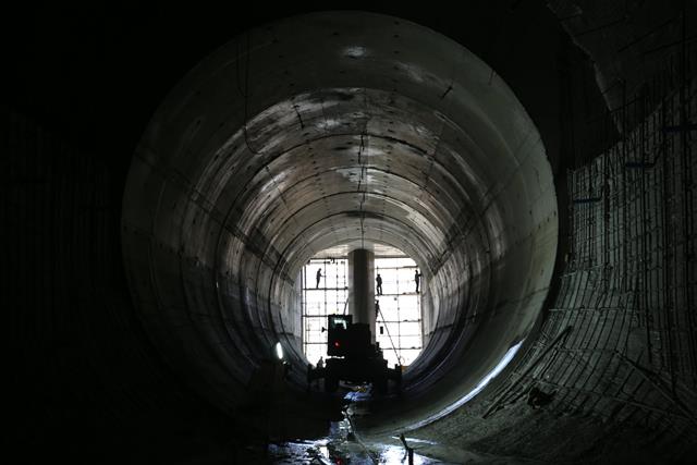 Pohled z tunelu (© Zutari)