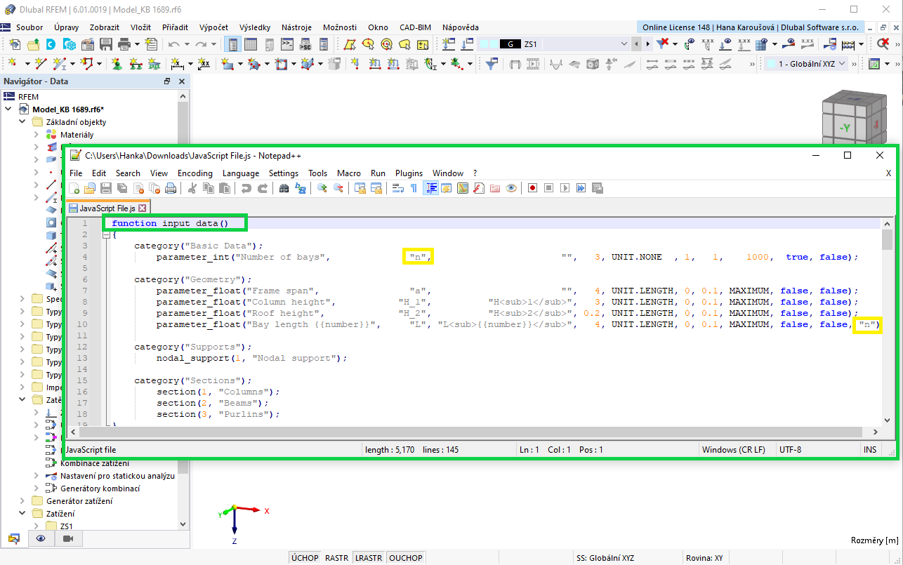 Soubor JavaScript: Funkce “input_data()”