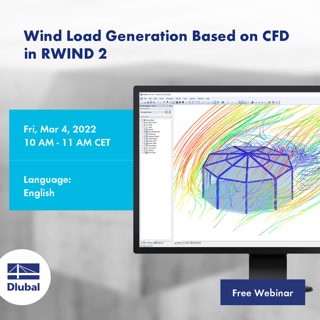 Generování zatížení větrem na základě CFD simulace v programu RWIND 2