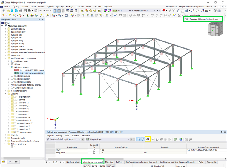 Objekty pro posouzení