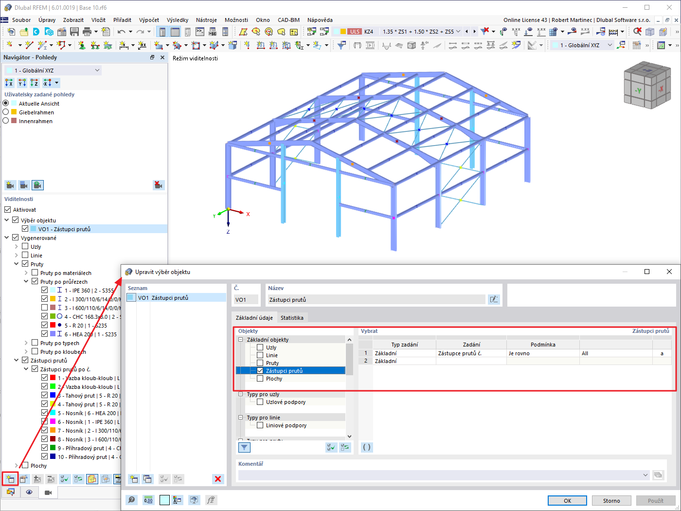 FAQ 005213 | Pokud aktivuji Viditelnost v Navigátoru Pohledy, nevidím a nemohu použít zástupce, přestože je mám zapnuté. Proč?