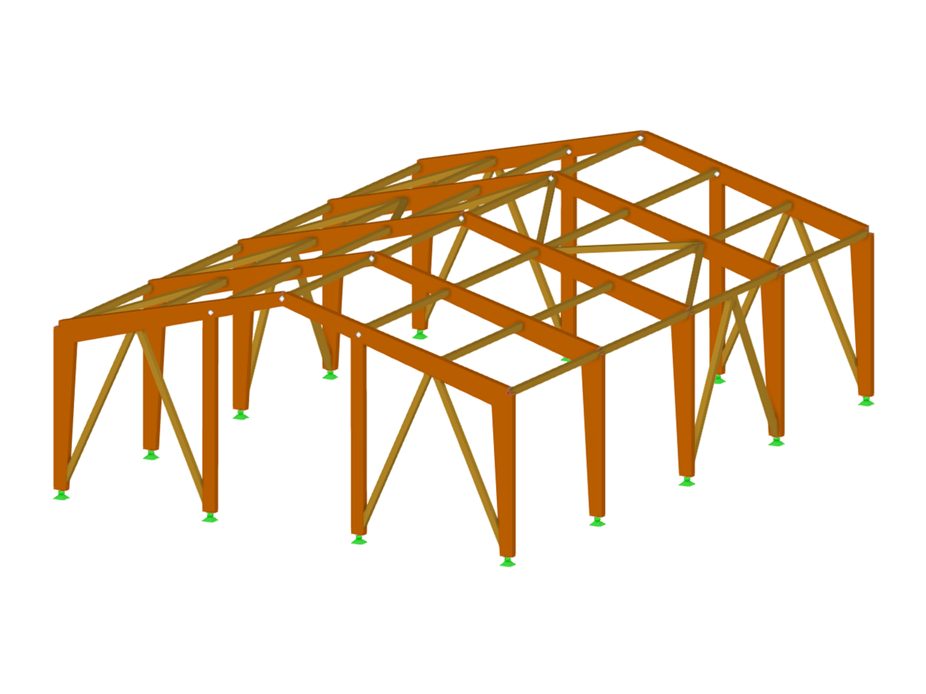 Dřevěná rámová konstrukce podle NDS 2018
