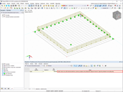 FAQ 005214 | Chtěl bych posoudit železobetonovou desku na protlačení. Vybral jsem uzel a nastavil jej k posouzení na protlačení. Uzel je vyhodnocen jako neplatn