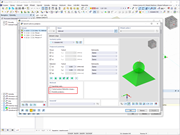 FAQ 005214 | Chtěl bych posoudit železobetonovou desku na protlačení. Vybral jsem uzel a nastavil jej k posouzení na protlačení. Uzel je vyhodnocen jako neplatn