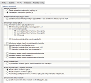 Upravit konfiguraci únosnosti - Plochy