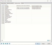 Dialog 'Nový model - základní údaje', záložka 'Parametry modelu'