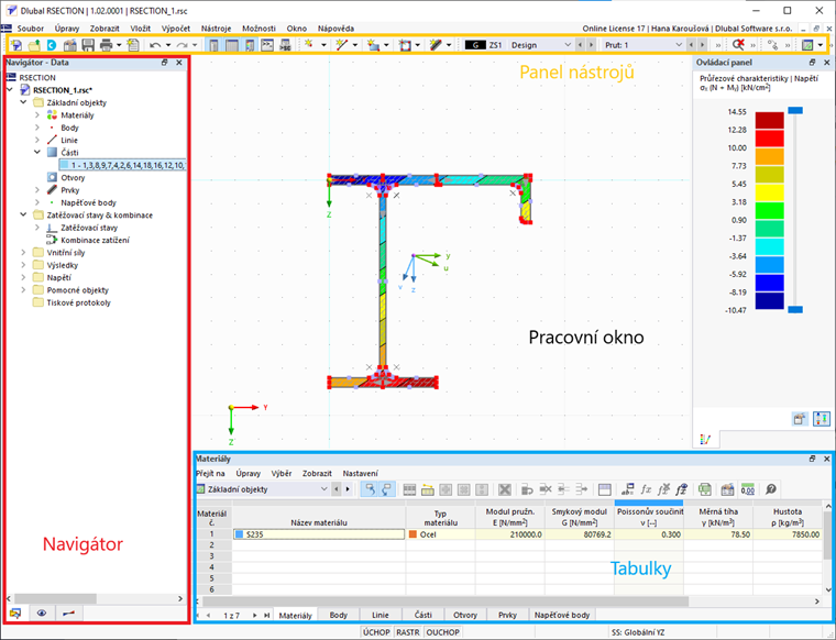 RSECTION 1: Uživatelské rozhraní