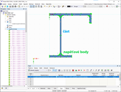 Části a napěťové body