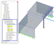 Zobrazení výztuže v primárním směru