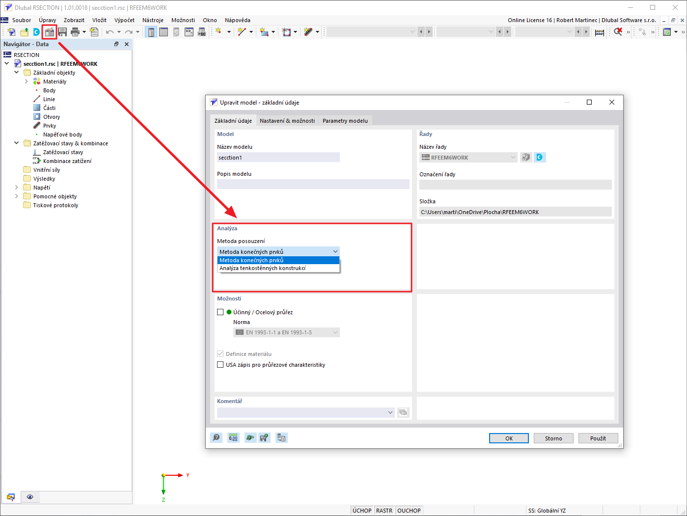 FAQ 005217 | Jaký je rozdíl mezi metodou posouzení „Metodou konečných prvků“ a „Tenkostěnnou metodou“?