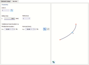 Dialog 'Nový napěťový bod', záložka 'Na prvku'