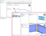 Výběr šablony ocelového přípoje z databáze