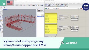 Výměna dat mezi programy Rhino/Grasshopper a RFEM 6