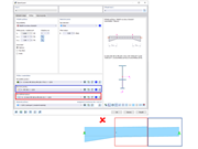 FAQ 005225 | Chtěl bych namodelovat rámový nosník s náběhem (s nastaveným I-profilem). Za tímto účelem jsem vytvořil prut s průběhem průřezu "Náběh na začátku prutu"