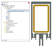 Výběr objektů podle vlastností v navigátoru