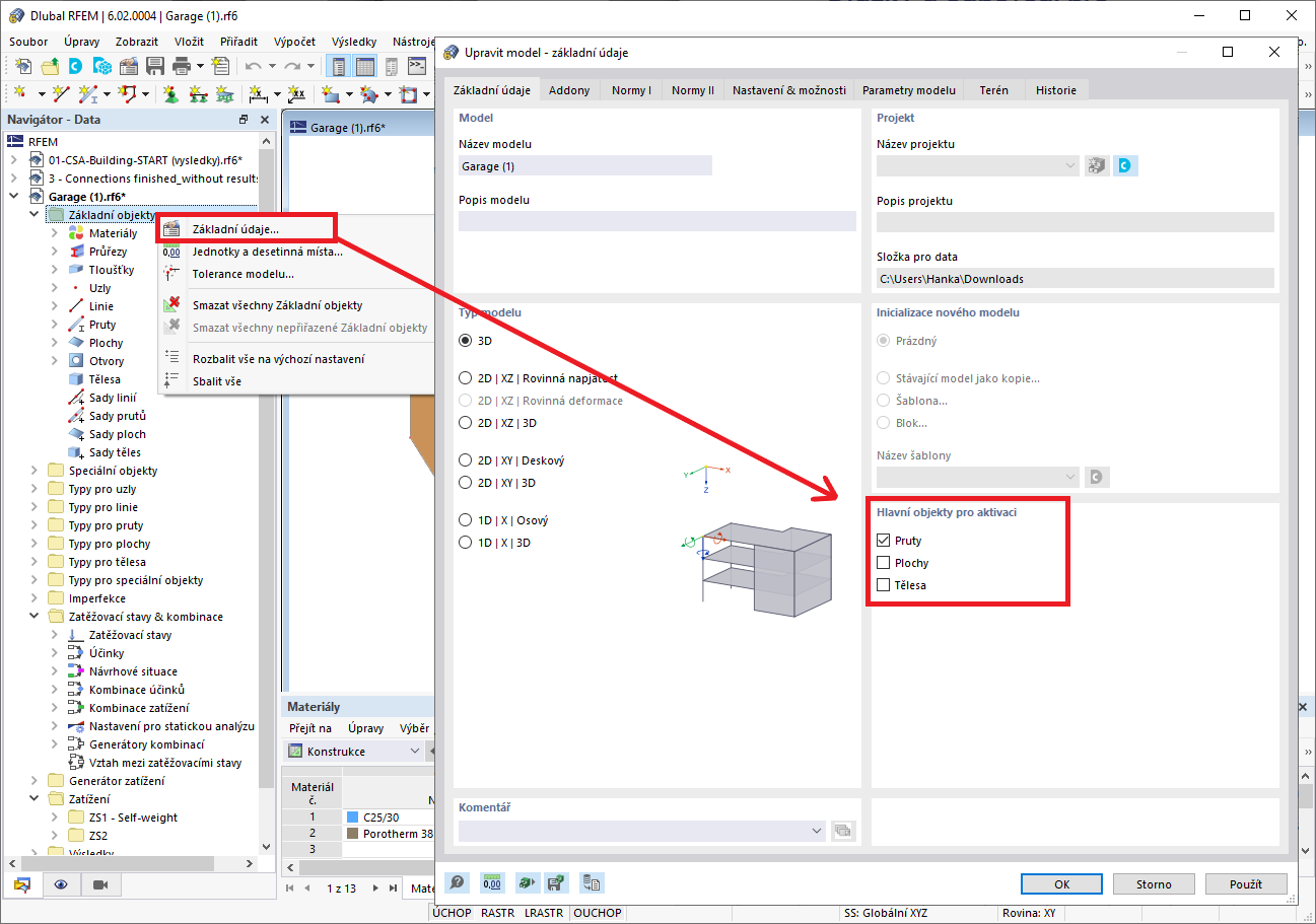 FAQ 005230 | Proč nemohu v modelu v programu RFEM vytvořit plochy?