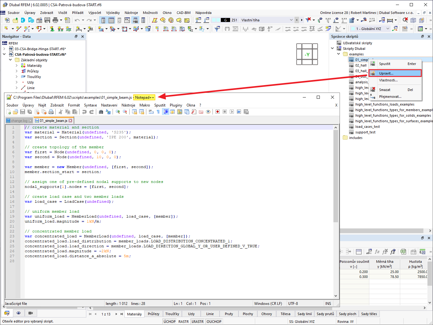 FAQ 005234 | Při pokusu o úpravu skriptu se zobrazí chybové hlášení. Co musím udělat?