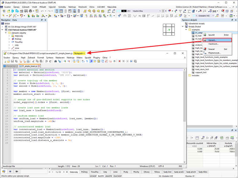 FAQ 005234 | Při pokusu o úpravu skriptu se zobrazí chybové hlášení. Co musím udělat?