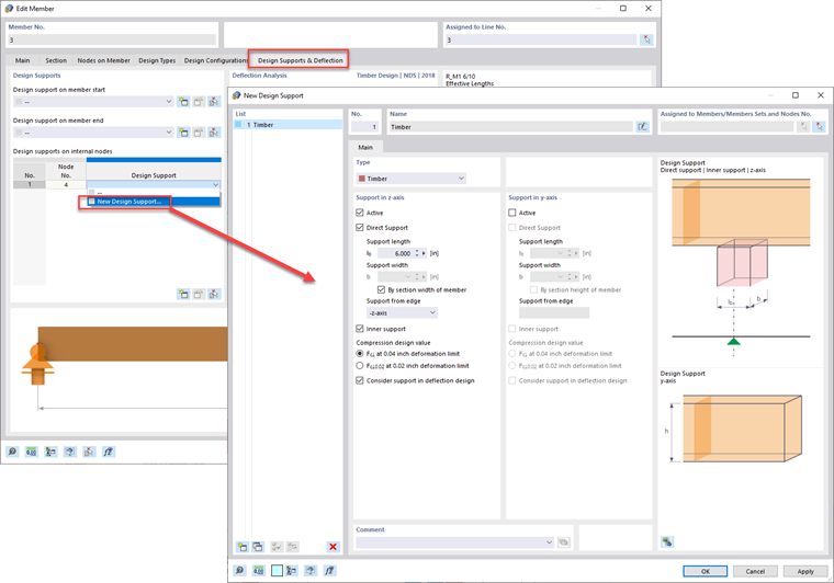 FAQ 005235 | Jak mohu pro posouzení použitelnosti nebo průhybu definovat prut jako konzolu a ne jako prut podepřený na obou koncích?