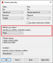 FAQ 005238 | Snažím se importovat dxf jako hladinu na pozadí. Soubor se podaří do modelu importovat, ale nemá správné měřítko. Kde je problém?