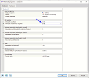 Změna intenzity zobrazení neaktivních objektů