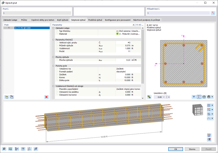 KB 001733 | Posouzení železobetonových sloupů podle ACI 318-19 v programu RFEM 6