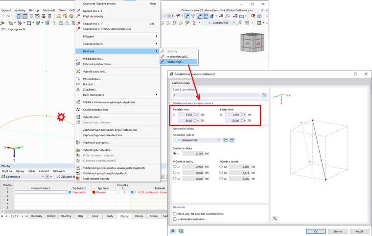 FAQ 005250 | V programu RFEM bych chtěl vytvořit rotačně symetrickou plochu. Rotační plocha se však nevytvoří. Co může být příčinou?