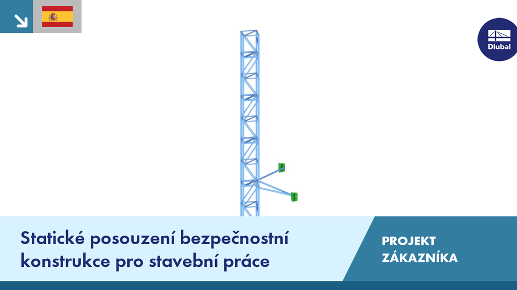 Analýza konstrukce bezpečnostního vybavení používaného ve stavebnictví, zobrazená v počítačovém modelu