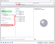 Nové zatížení na uzel - typ zatížení Hmota