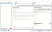 Dialog "Nastavení optimalizace"