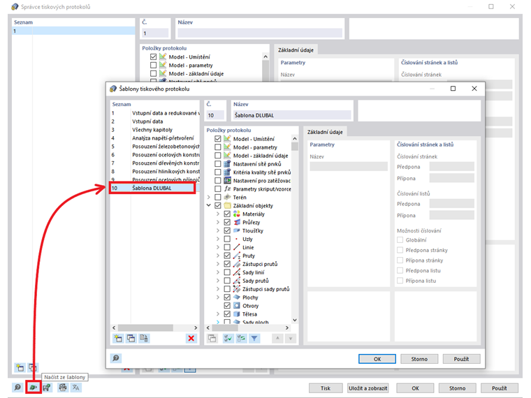 FAQ 005256 | Jak mohu importovat šablony tiskových protokolů z jiných počítačů?