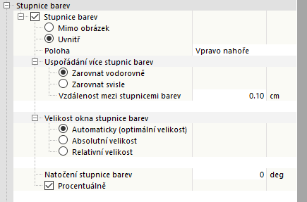 Nastavení měřítka barev pro grafický tisk