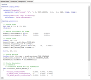 JavaScript parametry bloku