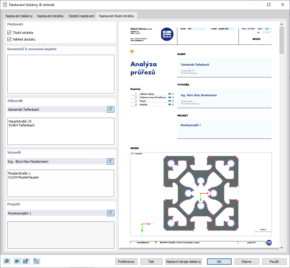 Úprava titulní stránky
