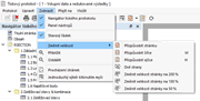 Tiskový protokol Nabídka „Zobrazit“