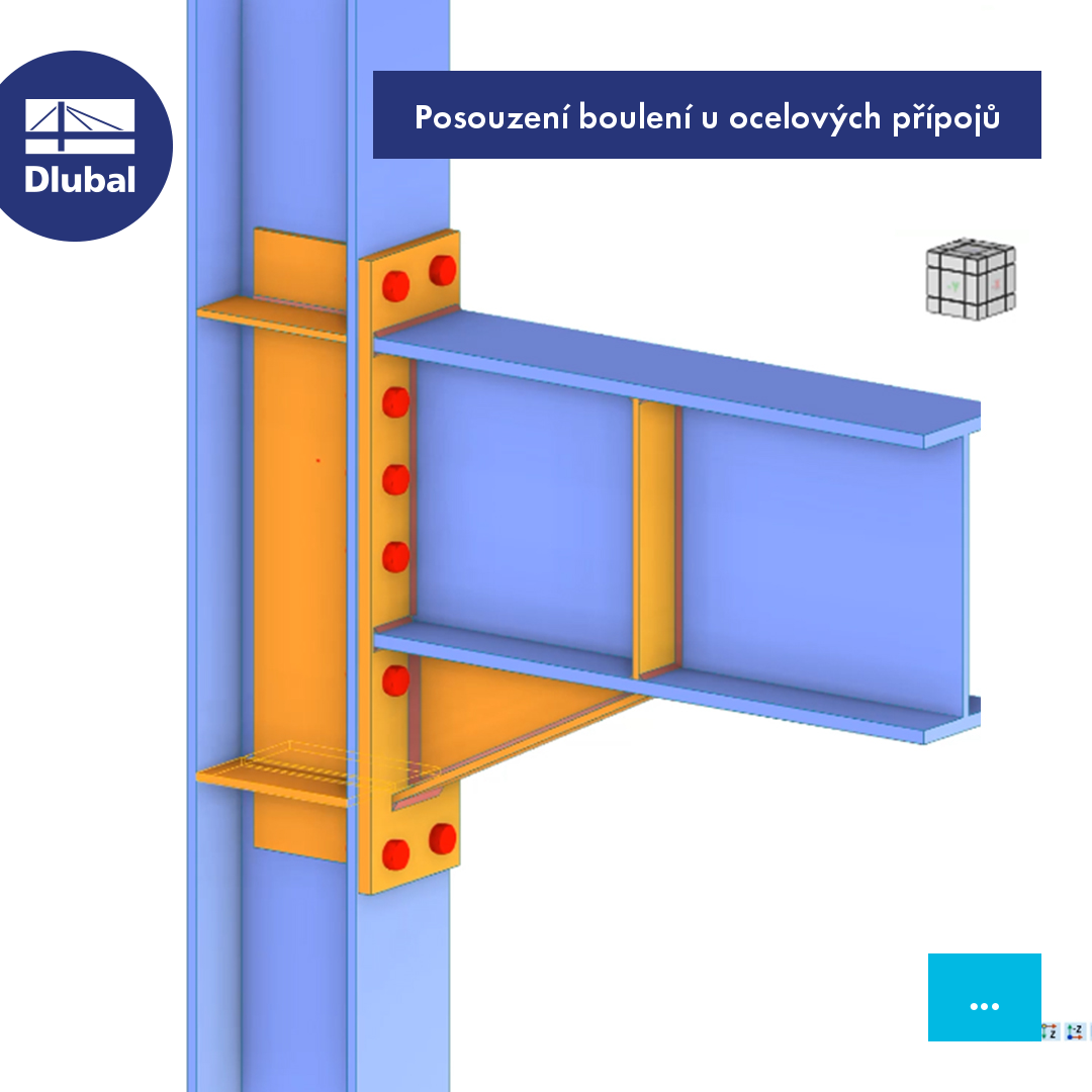 Posouzení boulení u ocelových přípojů