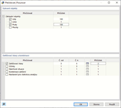 Posun čísla objektů a zatěžovacích stavů