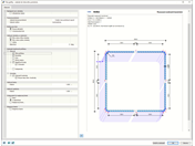 Průběhy výsledků v průřezu - grafický tisk