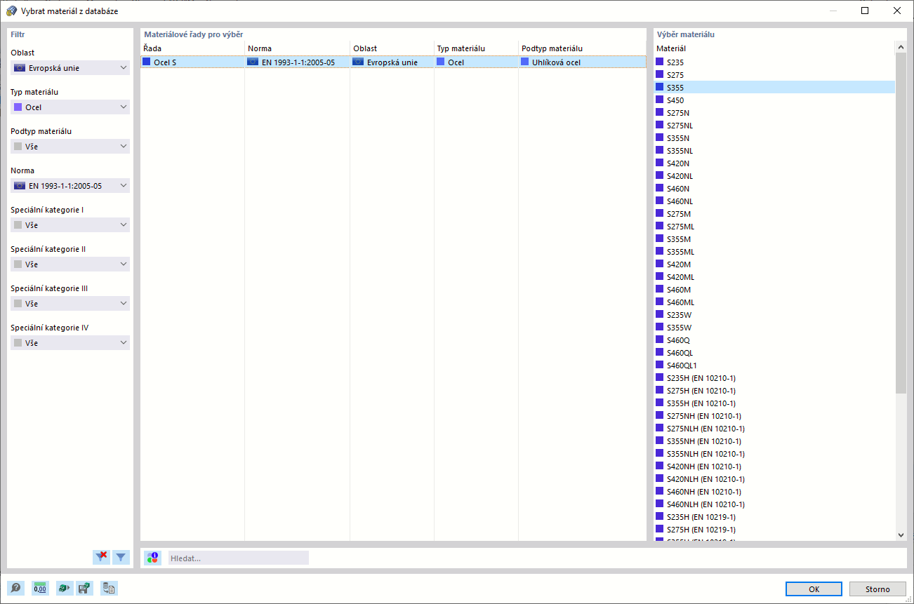 Databáze materiálů