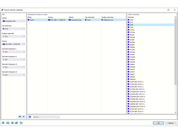 Databáze materiálů