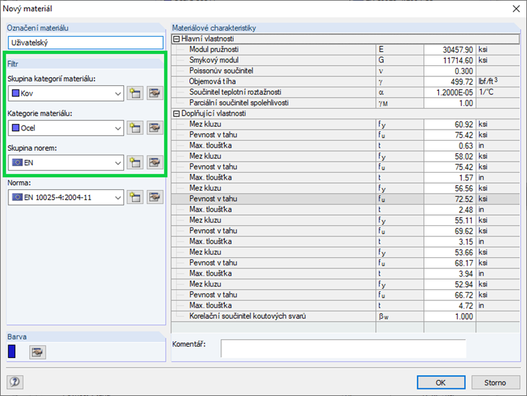 FAQ 005276 | Je možné v přídavném modulu RF-/PLATE-BUCKLING použít také uživatelsky definované materiály?