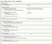 Upravit konfiguraci únosnosti - Protlačení