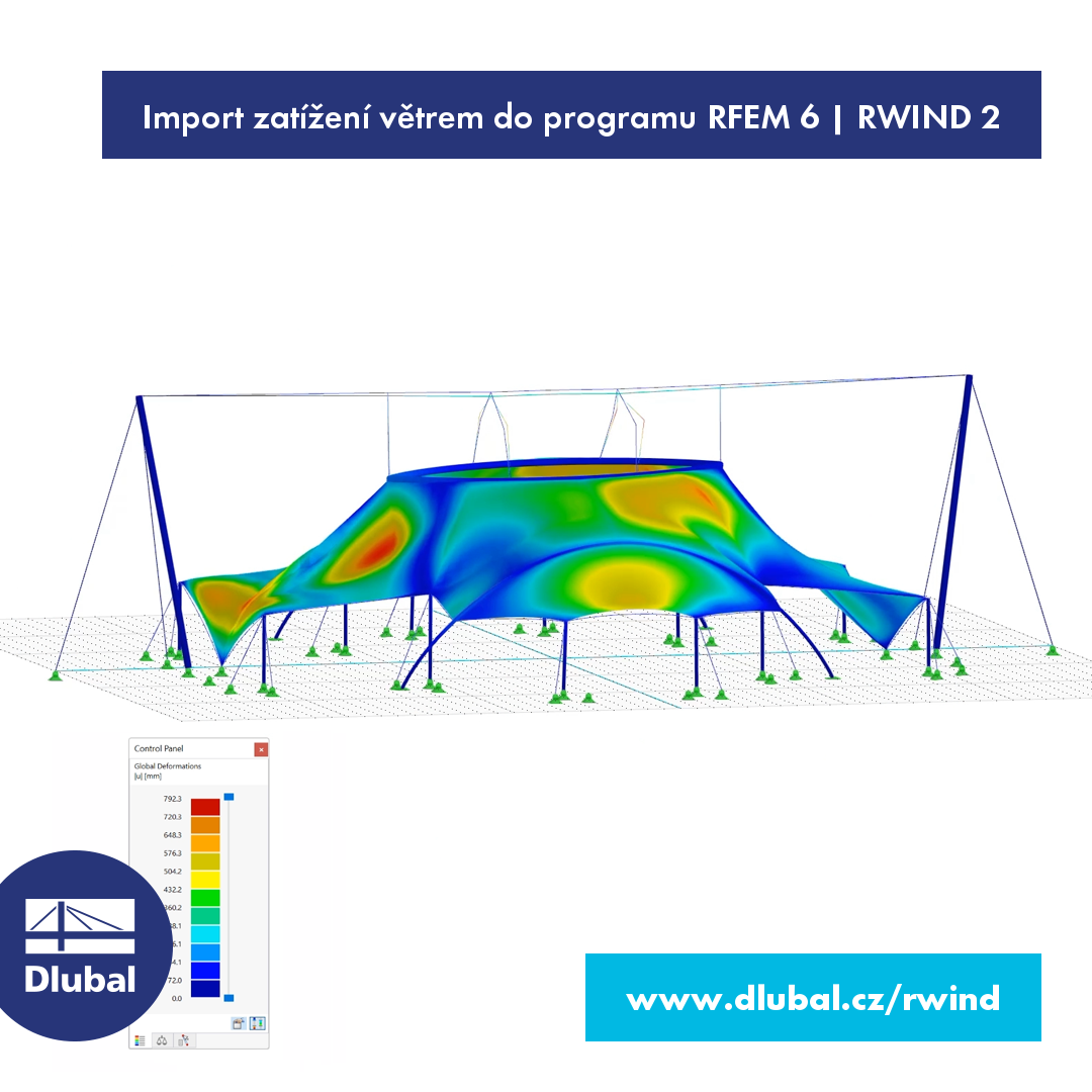 Import zatížení větrem do programu RFEM 6 | RWIND 2
