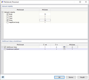 Přesun čísel objektů a zatěžovacích stavů