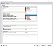 Výběr jazyka programu