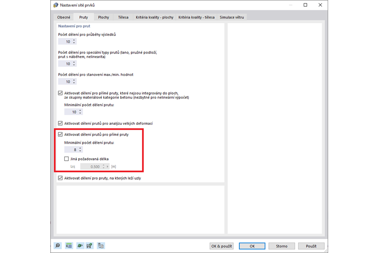 FAQ 005281 | Moje výsledky pro výpočet s vázaným kroucením jsou nevěrohodné. Co by mohlo být příčinou?
