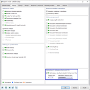 Aktivace addonu Optimalizace a odhad nákladů/Odhad emisí CO₂