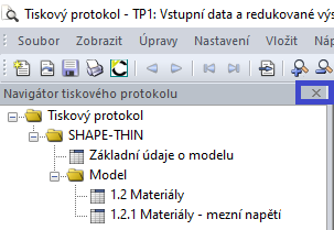FAQ 005284 | Jak mohu zobrazit nebo skrýt navigátor tiskového protokolu?