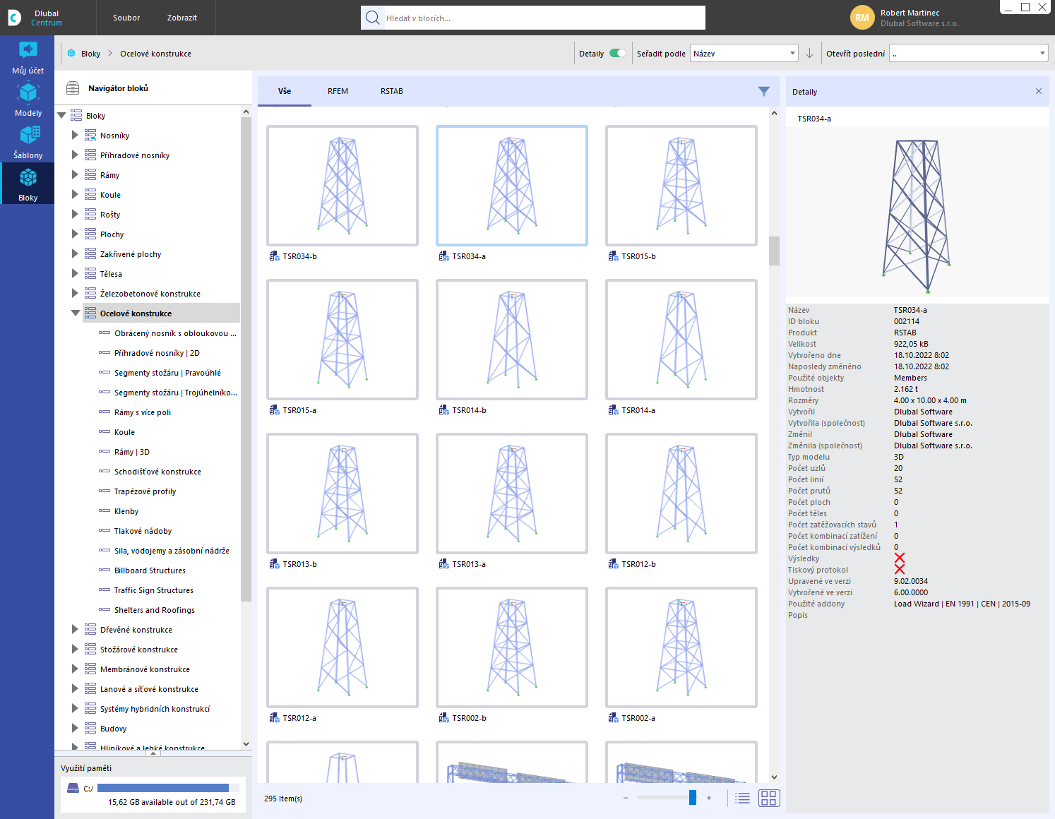 'Bloky' v Dlubal centru